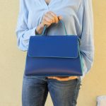 borsa blu